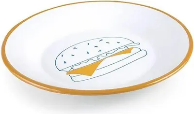 Produktbild von Ibili Gastrodessin Hamburgerteller Weiß  Weiß One Size