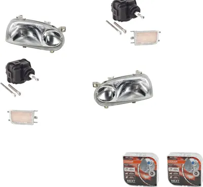 Produktbild von Scheinwerfer + Osram Night Breaker Laser passend für VW Golf III 1Hx0 91-97 L R + 1H0941295E 1H0941295C 4A0941295 1H6941017B 1H6941017AF 1H6941 Johns