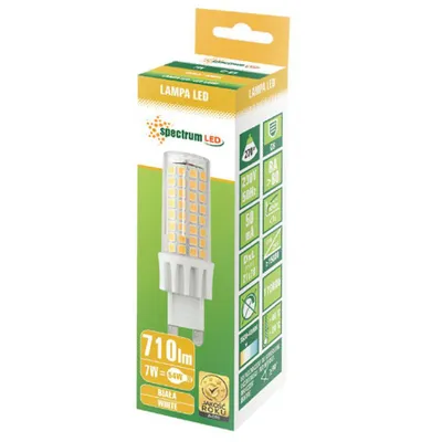 Obrázok produktu pre LED žiarovka TOOLIGHT 7W G9 Neutral 230V WOJ+14164