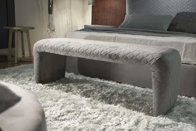 Produktbild von Hocker Pouf Sofa Polster Beistellhocker Fußhocker Ottomane Möbelhocker Stoff