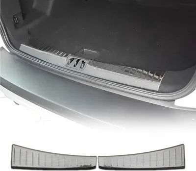 Image de Protection Seuil De Pare-Chocs Arriére pour Ford Kuga 2017-2020 Brossé Inox