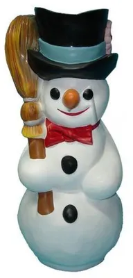 Produktbild von Skulptur Figur Figuren Steinfigur Statuen Schneemann Weihnachten Dekoratation