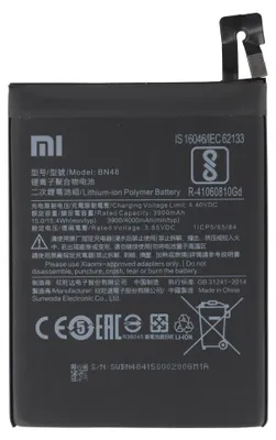 Obrázok produktu pre Originálna batéria Xiaomi pre Redmi Note 6 Pro, typ BN48