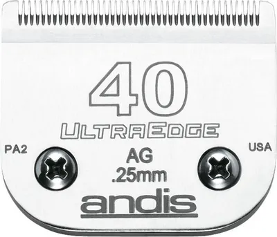 Image de Têtes Andis acier ANDIS TÊTE Nº40 COUPE 0.25MM