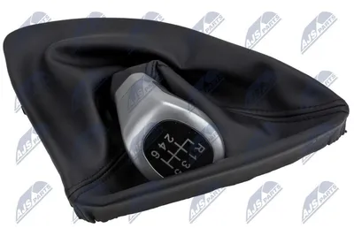 Produktbild von NTY Schaltknauf 6-Gang Schalthebelknauf Kunstleder für BMW 1 Schrägheck (E87) 1 Schrägheck (E81) 1 Cabrio (E88) 1 Coupe (E82)