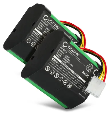 Image de CELLONIC 2x Batterie pour Aspirateur Compatible avec Vorwerk Kobold VR100, Kobold VX100, 46439 - (4500mAh, 7.4V)