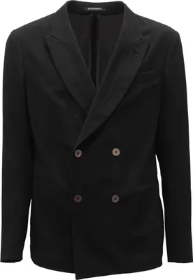 Produktbild von M2661 Giacca Doppiopetto Uomo Emporio Armani Man Wool Jacket Black