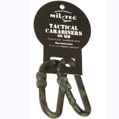 Immagine prodotto di Moschettone mimetico Mil-Te 60 mm 1 pz.
