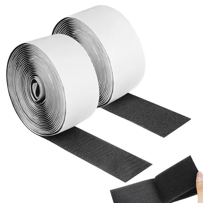Klettband selbstklebend extra stark 6 m x 50 mm Nylon weiß