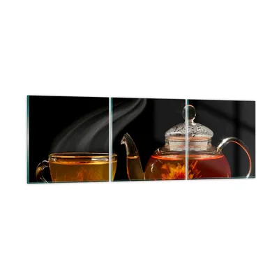 Produktbild von Bilder auf glas - Asien tee geschmack topf - 150x50cm - Glasbilder - Wandbilder - Kunstdruck - zum Aufhängen bereit - Wanddekoration aus Glas - Glas Bilder - Wandbild auf Glas - GCA150x50-2253