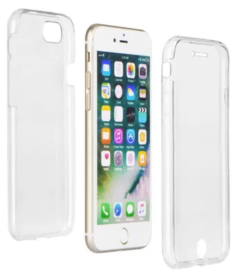 Produktbild von TPU 360° Rundum Full Body Schutzhülle für Huawei P40 Lite E Silikon Hülle Etui Case Cover Silikontasche in Transparent Silikonschale Tasche Bumper Zubehör