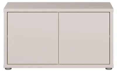 Immagine prodotto di Forte ALICE SPRINGS: Panca imbottita 70 80, panca moderna con spazio contenitore, a 2 ante, realizzata in materiale composito, colore beige cashmere, dimensioni: 74,5 cm di larghezza x 41,5 cm di altezza x 34,9 cm di profondità
