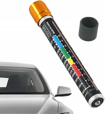 Image de Appareil de mesure d'épaisseur de peinture pour voitures, mesureur d'épaisseur, stylo de détection des dommages sur la carrosserie, contrôle après les essais de collision, outils utiles