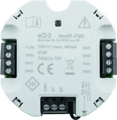 Image de Interface Wiegand HOMEMATIC HmIP-FWI, 1 pièce.