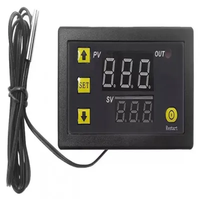 Produktbild von Thermostat mit LED-Temperaturregelung, Schalter, Regler, Thermometer, 12 V, 24 V, 230 V, 20 A
