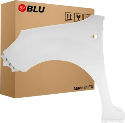 Image de BLU Aile Compatible avec Renault Kangoo 369 Gauche Weiss Glacier White | 2008-2015 | Avant | Peint| Prêt à Monter | pvc