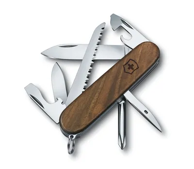 Image de Victorinox 1.4611.63 Hiker Wood, 91 mm, Nussbaumholz