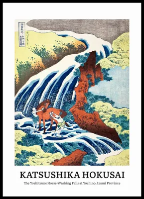 Immagine prodotto di Poster 50x70 cm Design Yoshitsune, Hokusai Vintage per il salotto