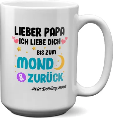 Produktbild von 22Feels XL Tasse Papa Geschenk Vatertag Vater Geburtstag Kaffeetasse Männer Weihnachten Haferl Geschenkidee Bürotasse