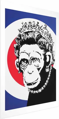 Produktbild von Posterpapier Poster - Monkey Queen 60x90 cm Streetart g-C-0150-ao-a
