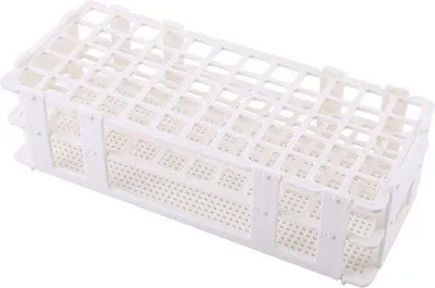 Obrázek produktu pro Držák na 60 zkumavek, plastový, odnímatelný, pro laboratorní skladování, průměr 16 mm