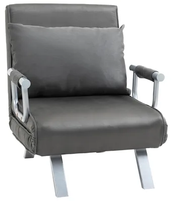 Produktbild von HOMCOM 3-in-1 Schlafsofa mit Armlehne Schlafsessel Klappbett Chaiselongue