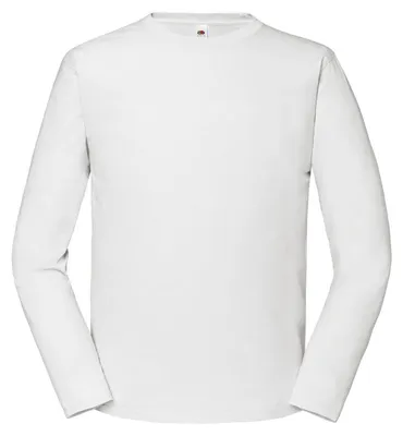 Produktbild von Fruit of the Loom - "Iconic 190" T-Shirt für Herren/Damen Uni Langärmlig LT1812 (M) (Weiß)