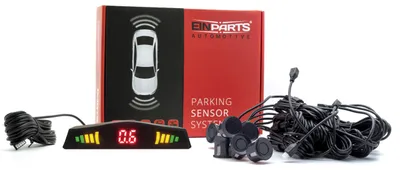 Image de Capteurs de stationnement Einparts à 8 capteurs pour voitures avec écran