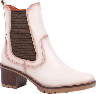 Produktbild von Pikolinos Damen Stiefelette Chelsea Boots Leder Llanes W7H-8948, Größe:41 EU, Farbe:Beige