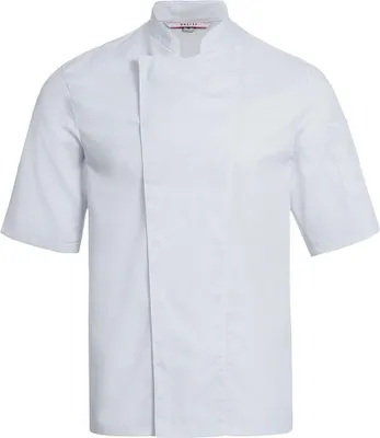 Produktbild von Greiff GASTRO Cuisine Herren Kochjacke Kurzarm Regular-Fit Weiß 4XL