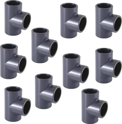 Produktbild von 10er PVC T-Stück 90 Grad D 50 mm