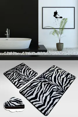 Produktbild von Mijolnir, Strıped, Badematten, Mehrfarbig, Polyester, 60 x 100 cm