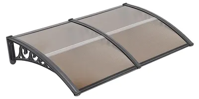 Obrázek produktu pro Markýzy, polykarbonátová konstrukce, ochrana proti UV záření, 100–200 cm