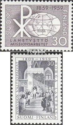 Produktbild von Briefmarken Finnland 1959 Mi 503,504 (kompl.Ausg.) postfrisch Finnische Heidenmission