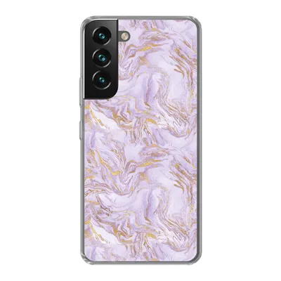 Produktbild von MuchoWow® Handyhülle Schutzhülle Hülle für Samsung Galaxy S22 Abstrakt - Marmor - Gold - Muster Silikon Softcase Handy Hülle - Mobiltelefonhülle