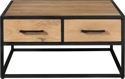 Produktbild von Starfurn - Dakota Couchtisch - Braun - 80x80x40 cm