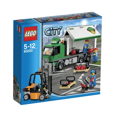 Produktbild von Lego 60020 City - LKW mit Gabelstapler