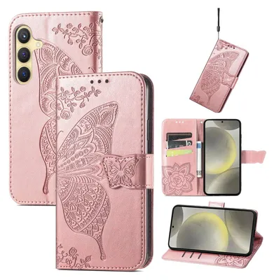 Immagine prodotto di Per Samsung Galaxy A56 / A36 Custodia per cellulare in  con design a farfalla Rosa