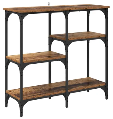 Obrázok produktu pre vidaXL Konzolový stolík s policou z regenerovaného dreva 80 x 29 x 75 cm materiál na báze dreva