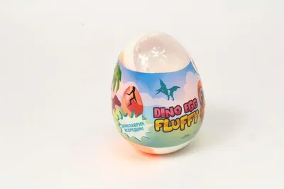 Produktbild von Dinosaurier-Ei-Schleimfigur, schäumende Anti-Stress-Sensormasse, 140 g, 80091
