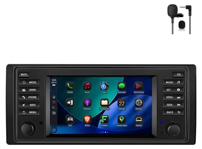 Produktbild von Android Autoradio 7 Zoll 64 GB für BMW X5 E53 (1999–2006) mit CarPlay & Android Auto Navigation & Bluetooth