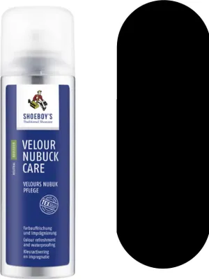 Produktbild von Shoeboy's Velour nubuck spray - Imprägnierspray für Wildleder und Nubuk - 200ml - (047) Schwarz