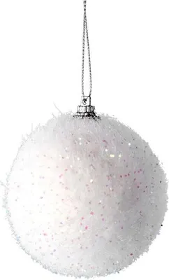 Zdjęcie produktu dla Bombka śnieżna opalizująca 9 cm