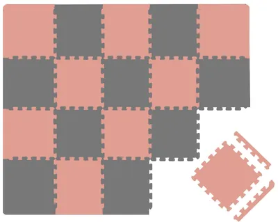 Produktbild von 18 Teile Spielmatte Baby Puzzlematte 30x30 Krabbelmatte Bodenmatte Kinderzimmer