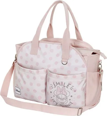 Obrázek produktu pro Přebalovací taška Minnie Mouse s funkcí ramene pro maminku a miminko Spousta úložného prostoru