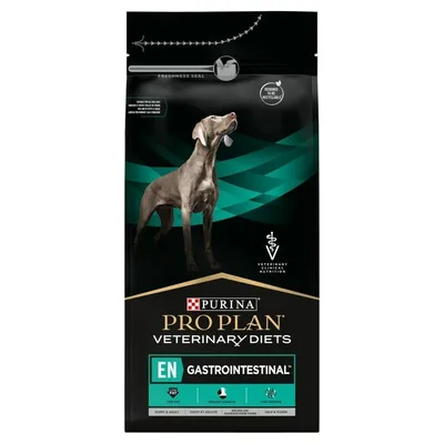 Zdjęcie produktu dla Purina VETERINARY DIETS EN Gastrointestinal, Dorosły, Gigant (> 45 kg), Kukurydza, Ryż, 1,5 kg