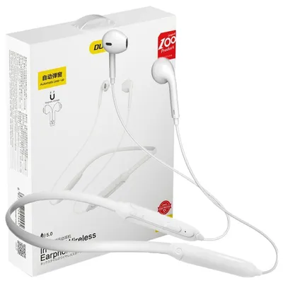 Produktbild von Dudao Magnetische Saugende In-Ear Kabellose Bluetooth Kopfhörer Weiss (U5B)