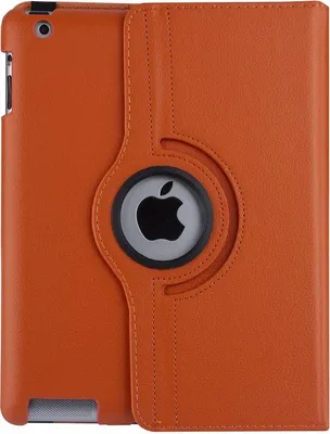 Immagine prodotto di Custodia a libro per Apple iPad 2-3-4, arancione - Rotazione a 360 gradi