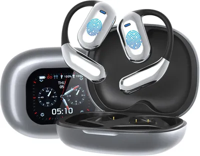 Produktbild von Übersetzer Kopfhörer, Ohrhörer mit KI-Echtzeit-Übersetzung, Bluetooth Kopfhörer, Drahtlose Übersetzungskopfhörer für 133 Sprachen, mit LCD Touchscreen