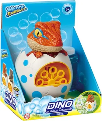 Zdjęcie produktu dla Bańki Mydlane B/O Dinozaur 17X12Cm Płyn 118Ml 4016